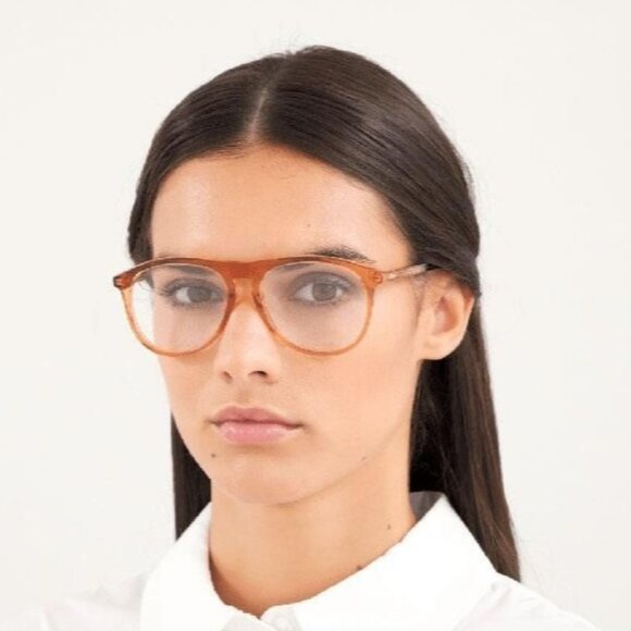 NEW CHLOE EYEGLASSES ORANGE AVIATOR WOMEN EYEWEAR CHLOE - Picture 2 of 3